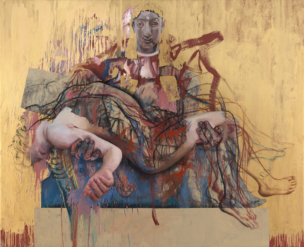 Jenny Saville
Byzantium, 2018
Oil on canvas
194,3 × 239,1 cm
The George Economou Collection
© Jenny Saville / Bildrecht, Vienna 2025
Photo: Mike Bruce. Courtesy Gagosian